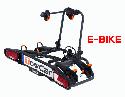 TOWCAR TR2 - Capacit 2 bici. Carica max Kg. 50. Specifico per E-BIKE. In acciaio. Fissaggio bici con braccio e cinturini. Funzione reclinabile per l'apertura del bagagliaio (solo aperture verso l'alto). Sistema di fissaggio automatico. Interasse bici: qualsiasi misura fino a 1110 mm.<br /><br /> <span style=color:red;><b>Prodotto non consigliato per e-bike biammortizzate (vedi VSVX2)</b></span>